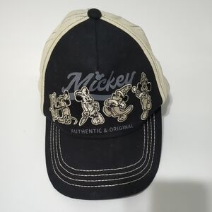 Disney Black and Cream Mickey Trucker Hat